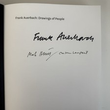 Frank Auerbach Drawings Of People. Triple-Signed 1st Edition, 1st Printing.