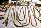 Free Ship 156 Vintage Jewelry Lot 3500+Grams Gold‑Filled Gold Plated Gold Tone — photo 4