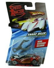 Speed Racer snake oiler race car with spear hooks- Hot Wheels character model ca