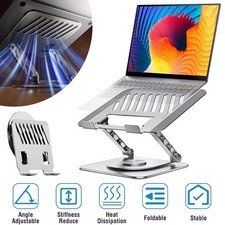Adjustable Foldable Laptop Stand Aluminum Notebook Riser Computer Holder Desk