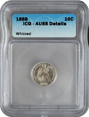 1888-P Seated Liberty Dime — photo from another recent sale