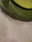 Extremely Rare Vintage Blenko 13" Olive Green Hour Glass — photo 3