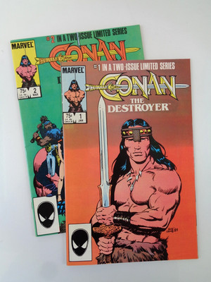 marvel comics 1985 Conan The Destroyer Limited Series Issue: 1-2 MOVIE ADAPTION