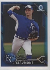 2016 Bowman Chrome Prospects Blue Refractor 81/150 Josh Staumont #BCP159 0q5