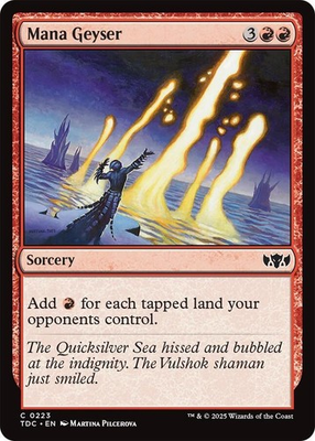#ad Mana Geyser 223 Common Commander: Tarkir: Dragonstorm Near Mint $2.39