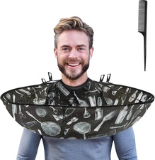 Lilian&Gema Hair Cloak Cape, Adjustable Haircut Cape Umbrella, Waterproof... 