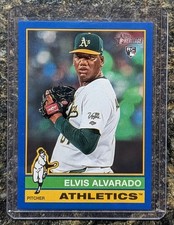Elvis Alvarado- 2025 Topps Heritage High Number (RC). #692. Blue Border. 