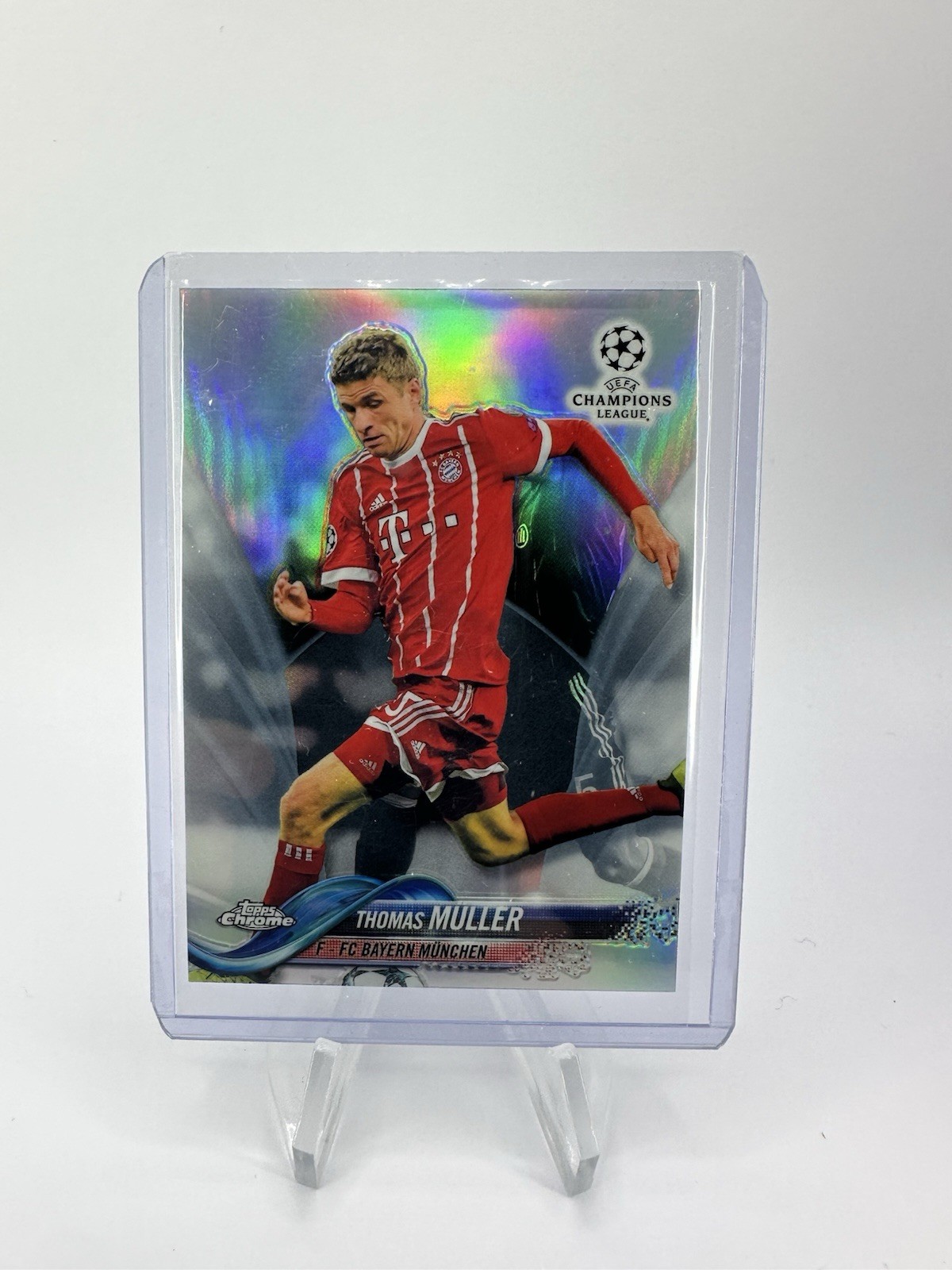 2017-18 Topps Chrome UEFA Champions League REFRACTOR #95 Thomas Muller Bayern