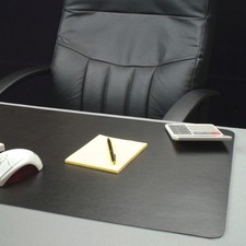 Lorell Bio-based Black Desk Pad - 30" Width X 20" Depth - Black llr-39654 