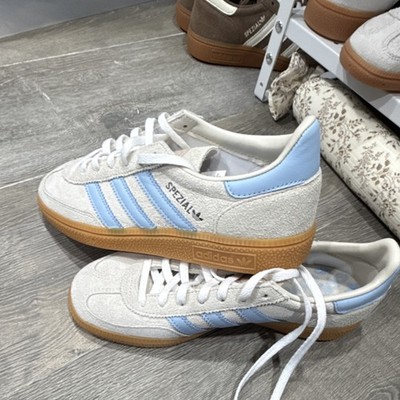 adidas Handball Spezial Alumina Clear Sky Women's Sneakers JS0241 Suede