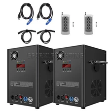 PAIDUN 2PCS 750W NEW Cold Spark Machine Sparkler Effect 3.2-13.1FT DJ Event Club