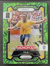 Panini Monopoly Prizm FIFA World Cup Pelé Brazil Parallel Soccer Card