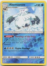 Abomasnow 38/156 Rare Ultra Prism Pokemon Reverse Holo Near Mint