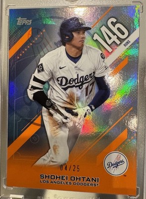 Topps Shohei Ohtani CN-9 Crooked Numbers #146 Orange Parallel Numbered /25