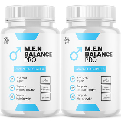 (2 Pack) M.E.N Balance Pro Advanced Male Health Support Supplement 120 Capsules