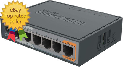 Hex S Gigabit Ethernet Router with SFP Port  Rb760Igs