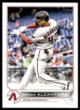 2022 Topps Update Sergio Alcantara Arizona Diamondbacks #US279