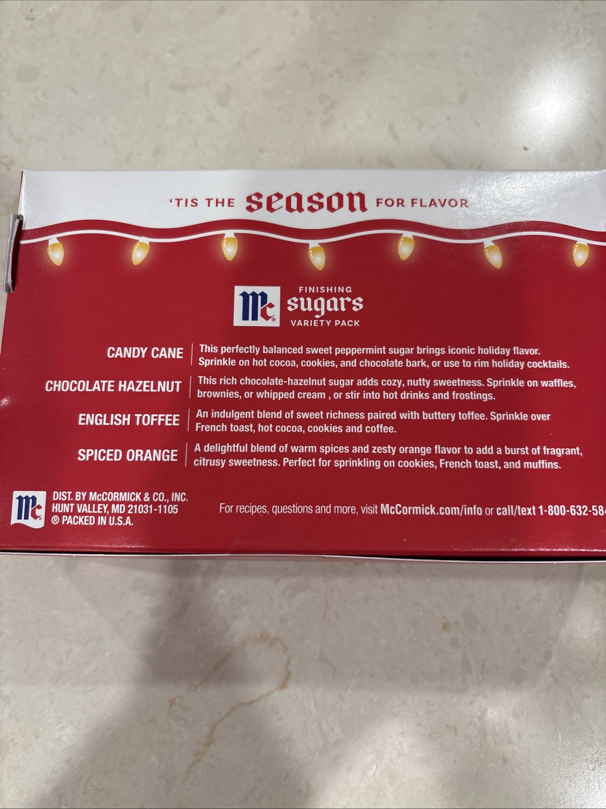New McCormick LIMITED EDITION HOLIDAYS Finishing Sugar - 2025 Complete Set Of 3