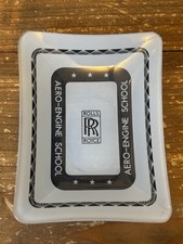 Rolls-royce Aero-engine School - Vintage Glass Dish Ashtray Ash Tray - Rare Rolls-royce Aero-engine School - Vintage Glass Dish Ashtray Ash Tray - Rare