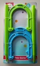 *New* Play Day Kids Horseshoes Set 6pc Outdoor Backyard Game/ Spring/Summer Fun
