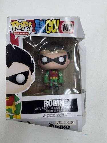 Funko Pop! DC Comics - Robin #107 TEEN TITANS GO! Batman Young Justice Dmg Box