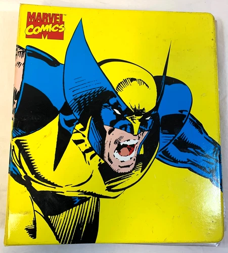 Vintage 1994 MARVEL Comics Wolverine X-Men Collector's Trading Card Binder