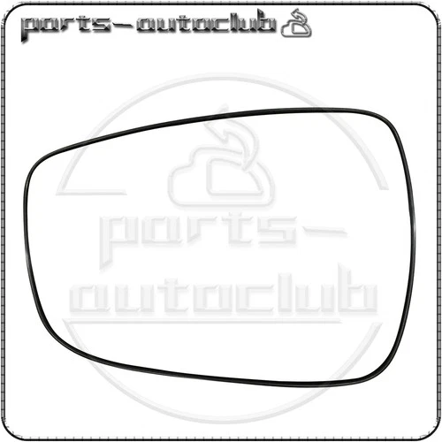 Driver LH Non-heated Side Door View Mirror Glass for 2011-16 HYUNDAI ELANTRA