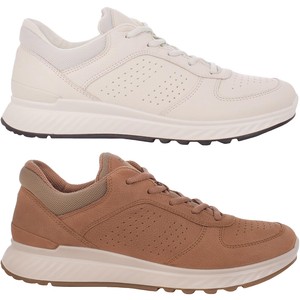 ecco leather trainers