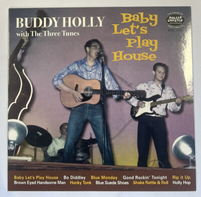 Buddy Holly With The Three Tunes Baby Let's Play House 10 Track Vinyl Album 10''