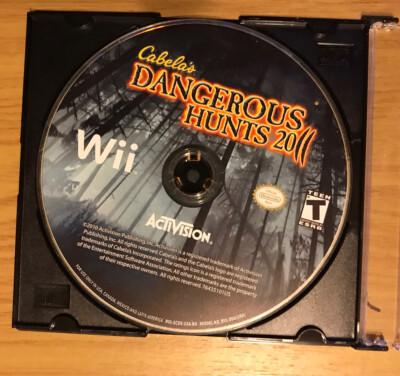 Cabela's Dangerous Hunts 2011 (Nintendo Wii, 2010)- disc only, Tested