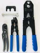 EFIELD PEX 1/2" & 3/4 COMBO Crimp Tool Kit with Ring Removal Tool , Pipe Cutter
