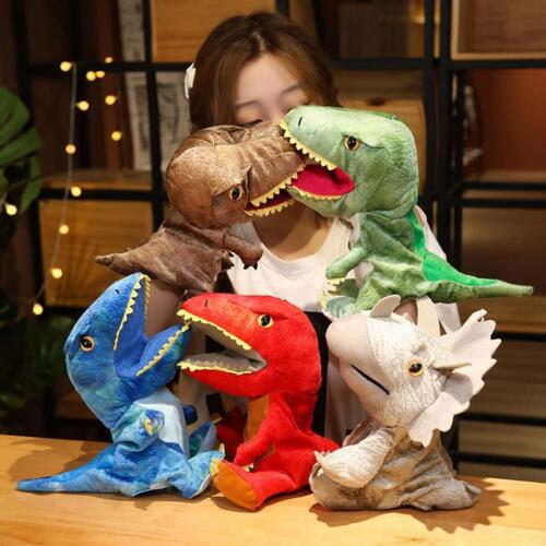 Dinosaur Puppet Soft Plush Stuffed Story Toys Hand Puppet Dinosaur Toys For Kid - Picture 3 of 13
