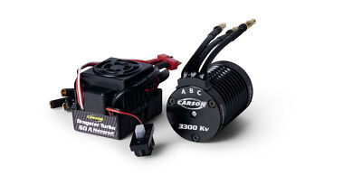 Carson Dragster Turbo Brushless Combo 3300 KV 1 10 RC Modell Auto Set
