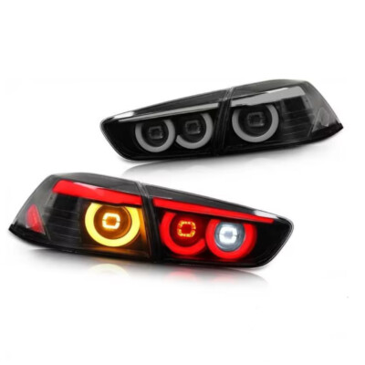 Tail Lights For Mitsubishi Lancer EVO X 2008-2020 w Startup Animation Rear Lamps