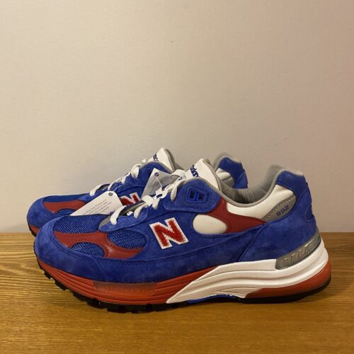 New Balance 992 Made in USA Red White Blue USA Sneakers M992CC Men's Size 8-9.5 - Picture 1 of 14