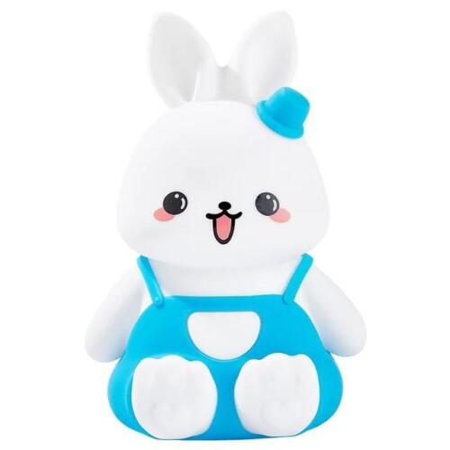 Lampada coniglio in silicone con batteria simpatica bambini luci notturne 5 colori led che cambiano - Foto 26 di 26