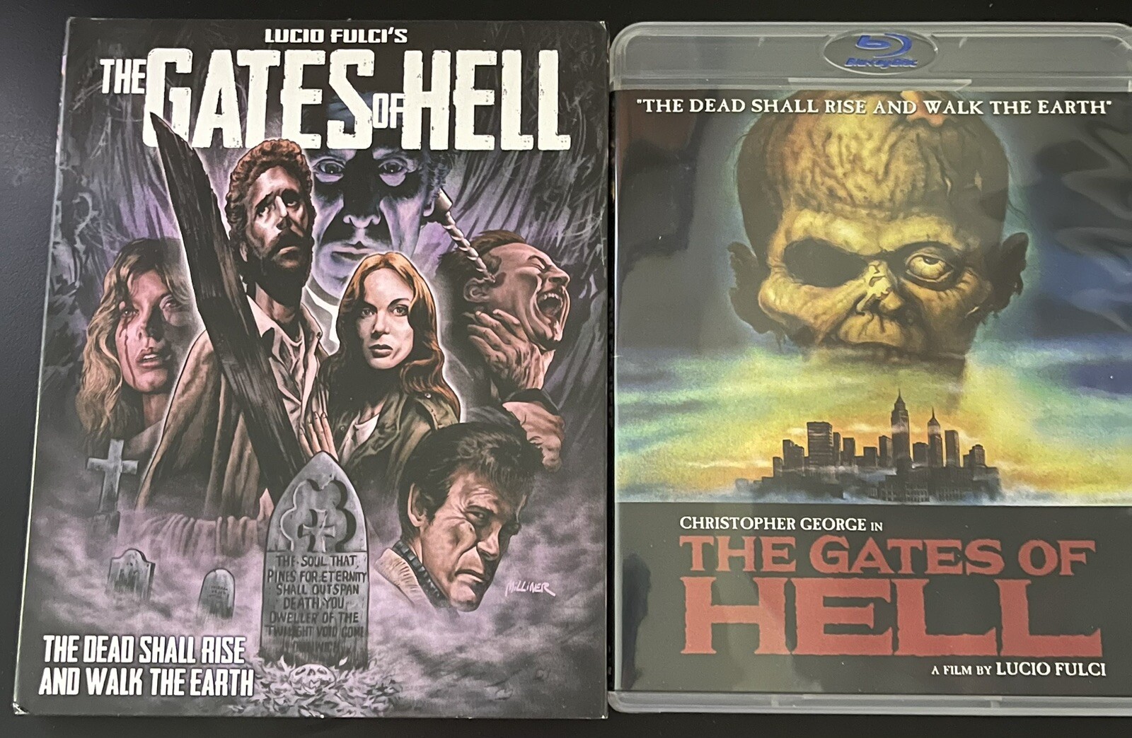 THE GATES OF HELL Limited Ed w/Slipcover (1980) (BluRay) OOP! Lucio