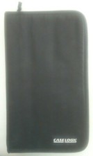 Case Logic CD-DVD Media Storage Carry Case, Black Nylon Zippered, 15 Pages