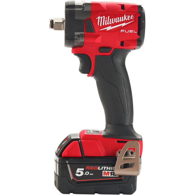 Milwaukee M18 FIW2F38-502X Gen3 FUEL Impact Wrench w/ 3/8"" Friction Ring 2x5.0Ah