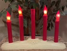 Christopher Radko Presents Shiny Brite Flicker 5 Light Candolier Candelabra