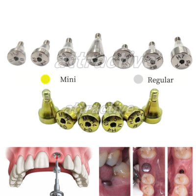 Dental Caps Healing Abutment Cap Regular/Mini Platform Fits Osstem Hiossen