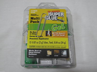 #ad #ad 12 NEW Tubes in case Original Super Glue Gel 2 grams 0.07 oz Cyanoacrylate $20.90