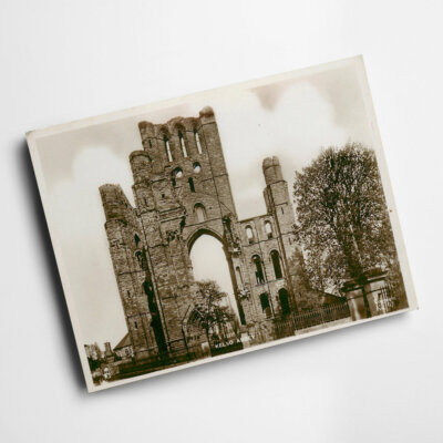 A4 PRINT - Vintage Scotland - Kelso Abbey (b)