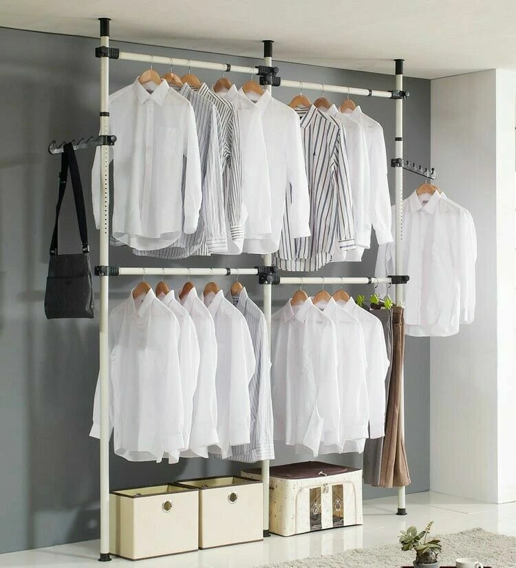 Heavy duty wardrobe pole hot sale