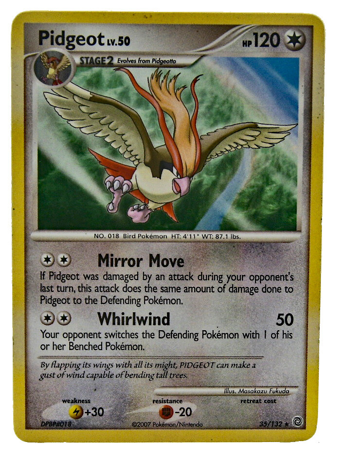 Pidgeot 35/132 Rare Secret Wonders Non Holo NM+ With eBay Shipping