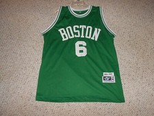  Vtg Boston Celtics Bill Russell 1962-63 Throwback Jersey size L Unseen 