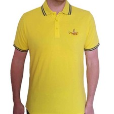 The Beatles 'Yellow Submarine' Yellow Polo Shirt - NEW