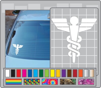 STAR FLEET MEDICAL Logo Icon cut vinyl decal #1 Star Trek Car Window Sticker
