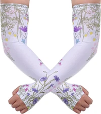 Garden Sleeves, Sun Protection Arm Cooling Sleeves for Gardening Women Men Thorn