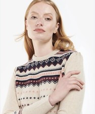 NWT Barbour Birch Wool Blend Knit Sweater Women  s Size US 10.  130